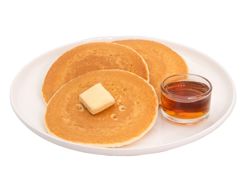 Pancakes con Maple Syrup